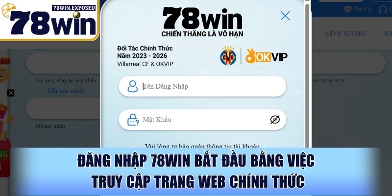 Đăng nhập 78WIN - Hướng dẫn chi tiết nhất và lưu ý bảo mật 1 Đăng nhập 78WIN bắt đầu bằng việc truy cập trang web chính thức