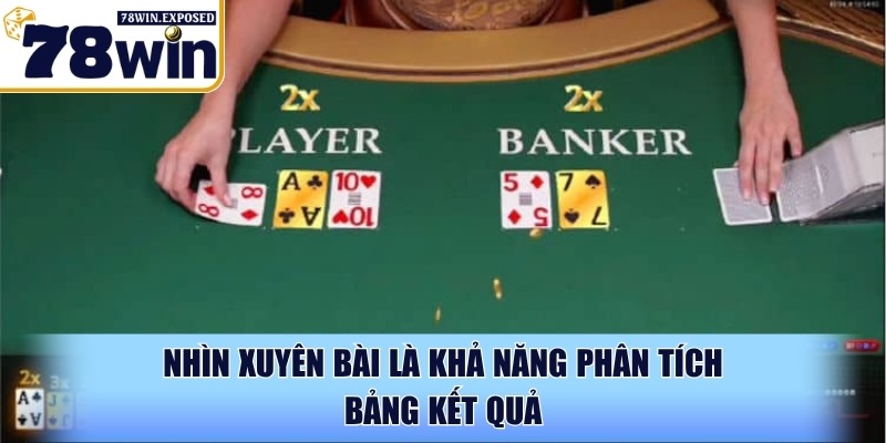 Nhìn xuyên bài baccarat - Kỹ năng vàng làm chủ cuộc chơi 2 Nhìn xuyên bài là khả năng phân tích bảng kết quả